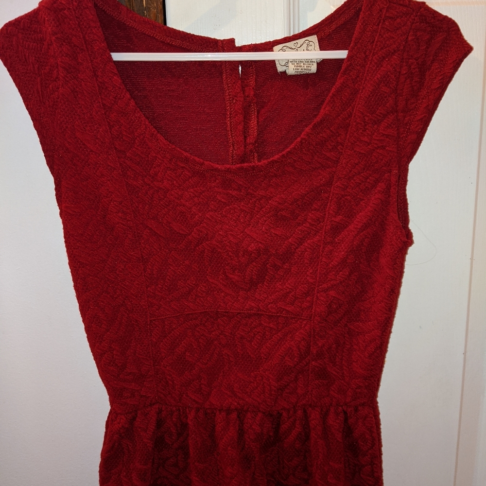 Red Skater Dress